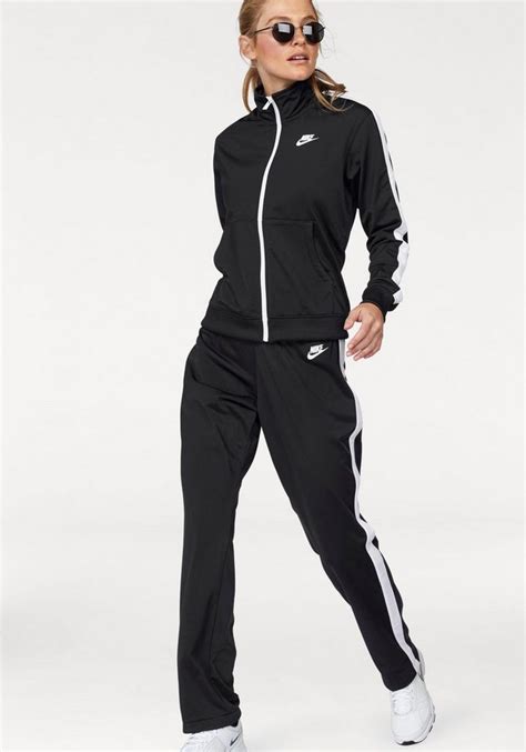 nike trainingsanzug damen schwarz|jogginanzüge damen.